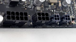 Asrock Z490 motherboard with ATX12VO power connectors