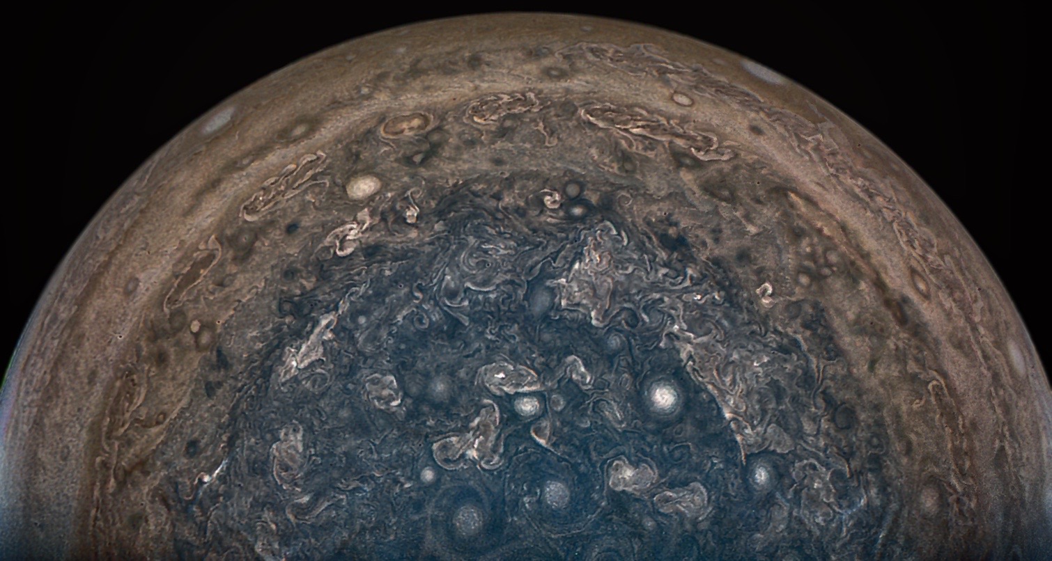 Juno Sees Jupiter&#039;s South Pole