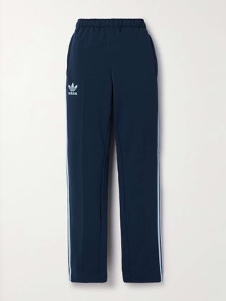 + Wales Bonner Striped Recycled-Jersey Track Pants