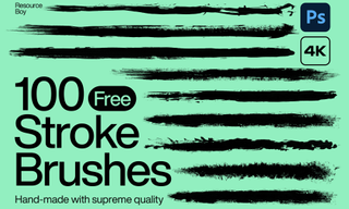 100 free photoshop brushes