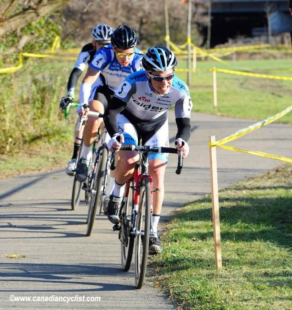 Mark Batty (Spidertech powered by C10)leading the chase.