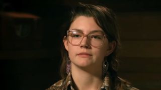 Rain Brown on Alaskan Bush People wearing glasses