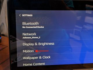 Echo Show 10 Disable Motion Step 4