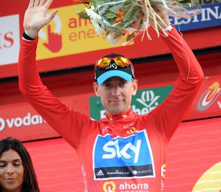 Bradley Wiggins in lead, Vuelta a Espana 2011, stage 12