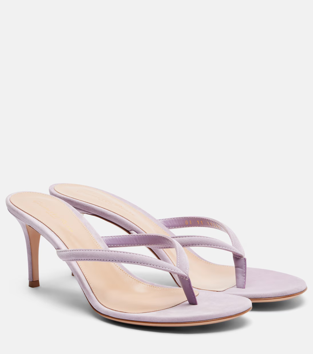 Gianvito Rossi, Calypso suede thong sandals
