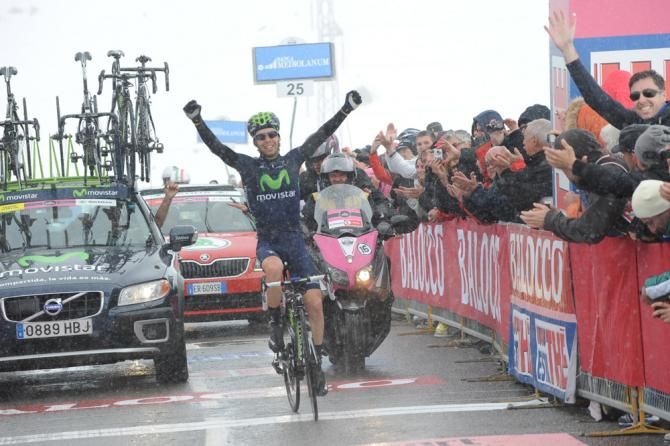 Giovanni Visconti (Movistar Team) wins stage 15 of the Giro d'Italia