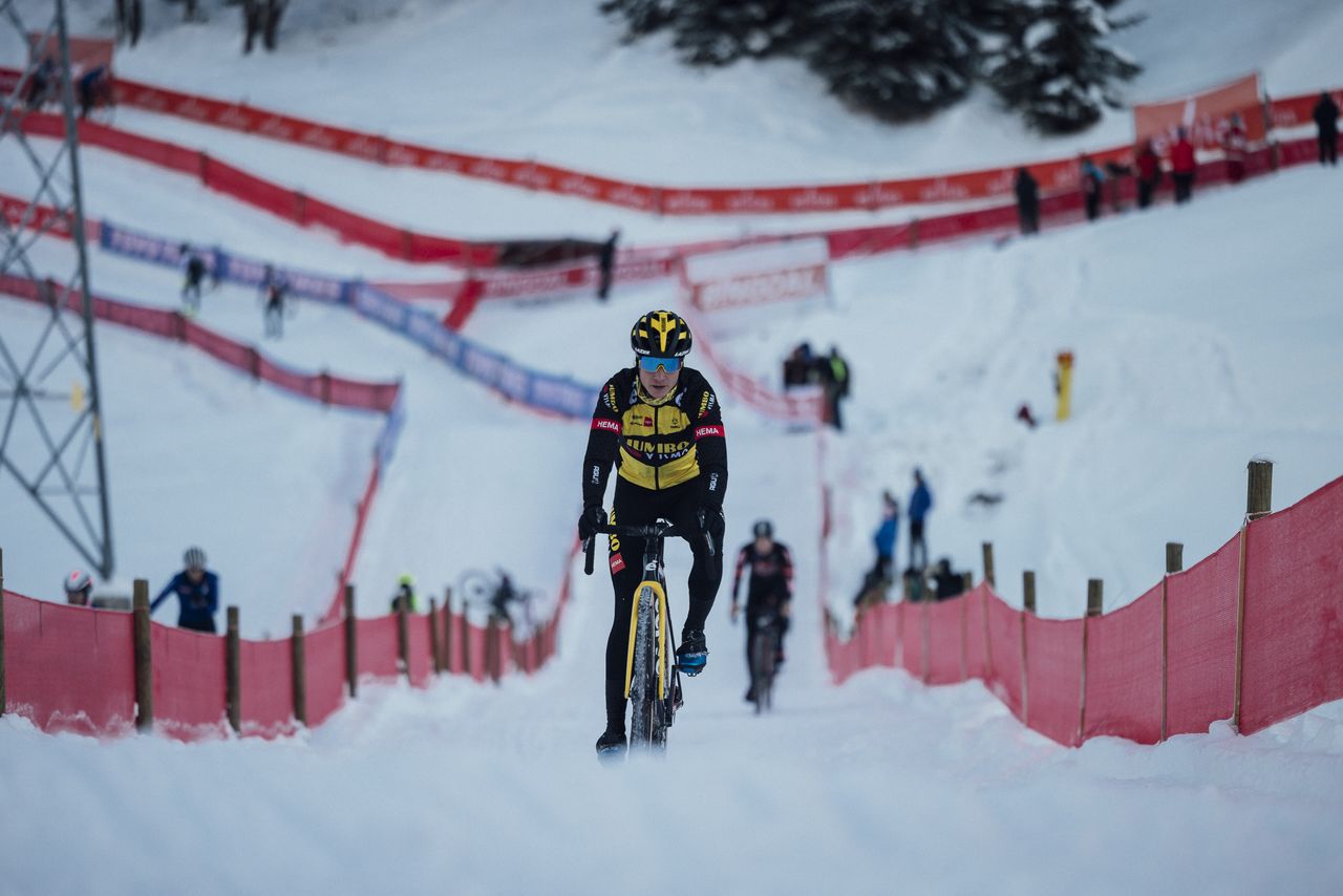 Marianne Vos on the Val di Sole course