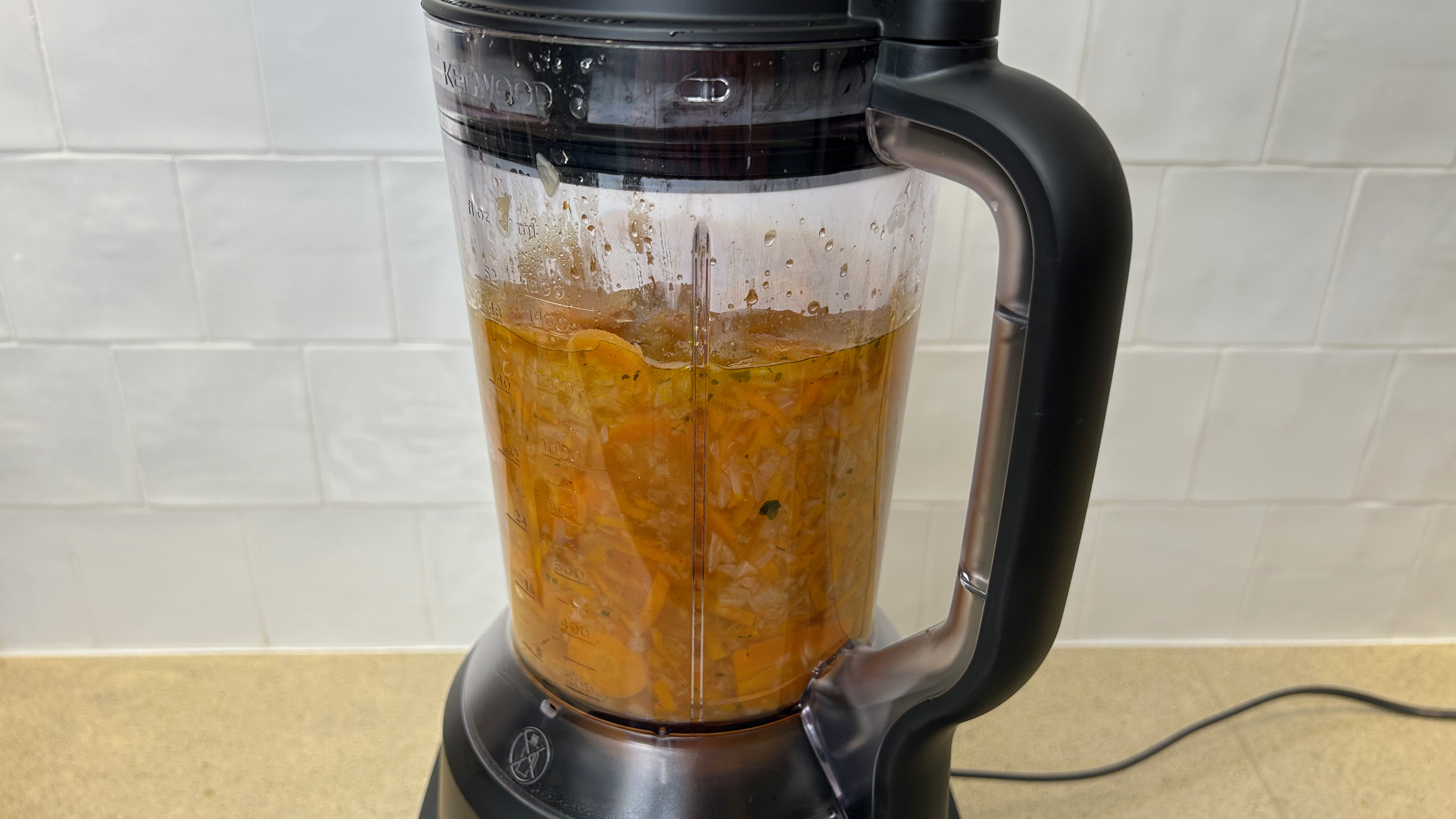 Making soup using Kenwood MultiPro OneTouch Food Processor and Blender