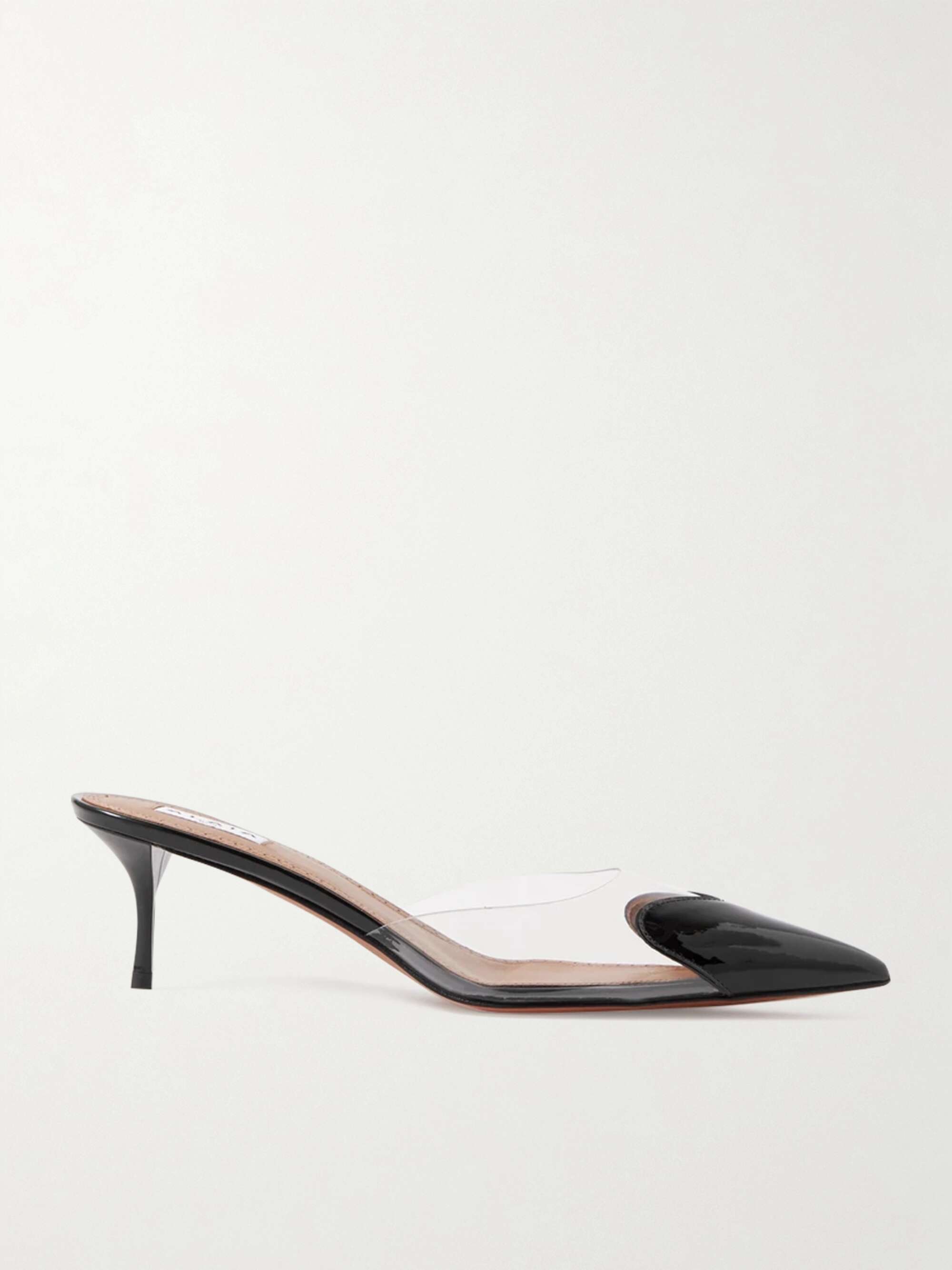 Coeur 55 Pvc and Patent-Leather Mules