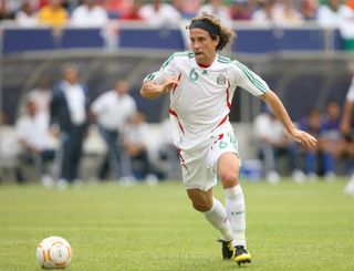 Gerardo Torrado in action for Mexico against Honduras in the Gold Cup in 2007.