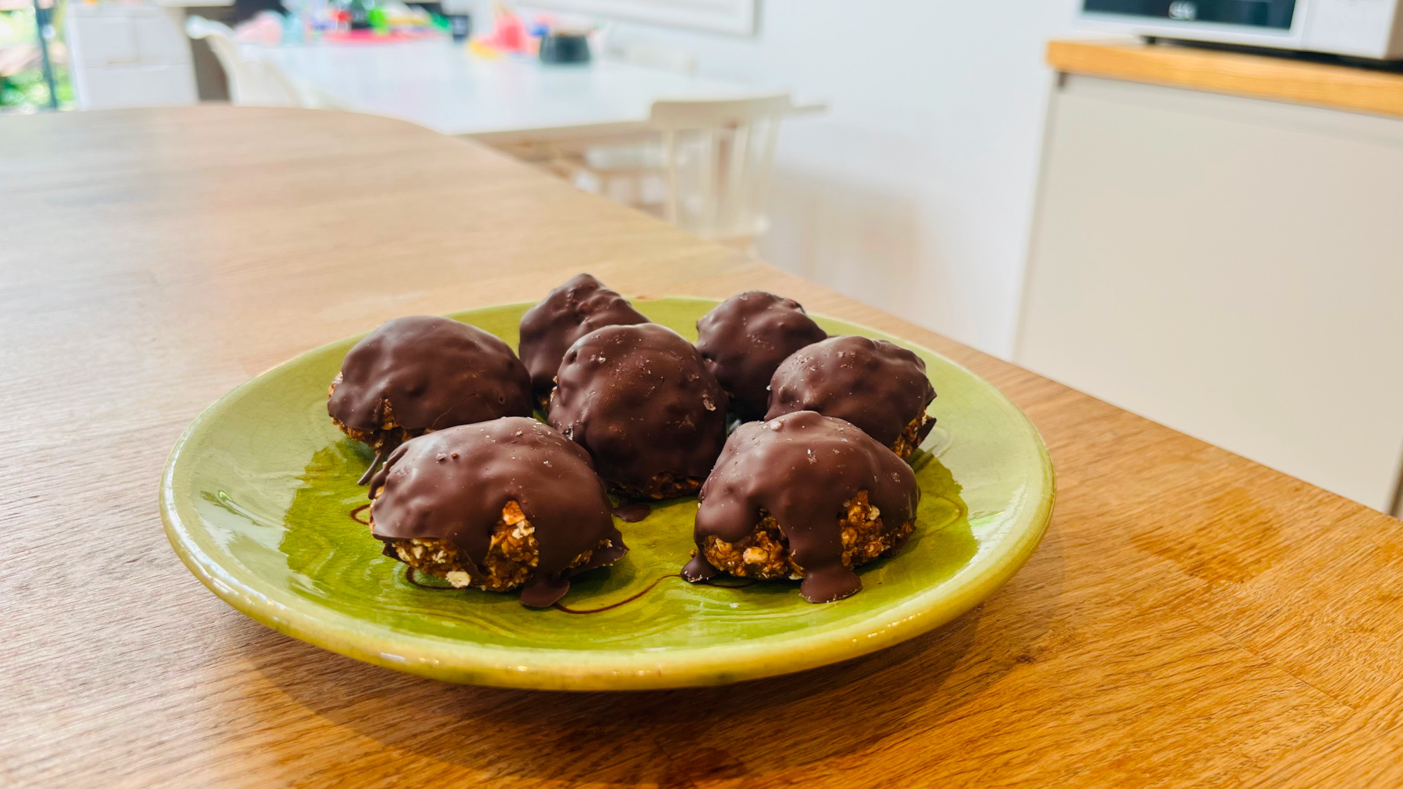Homemade snacks on a plate