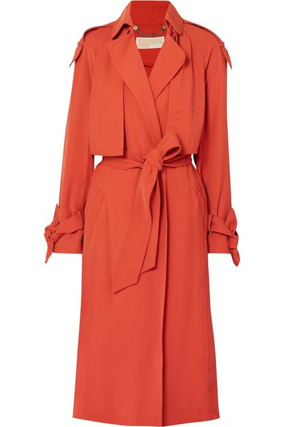 Michael Michael Kors Belted Cady Trench Coat