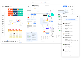 Miro can instantly organise your mind map into a more structured design