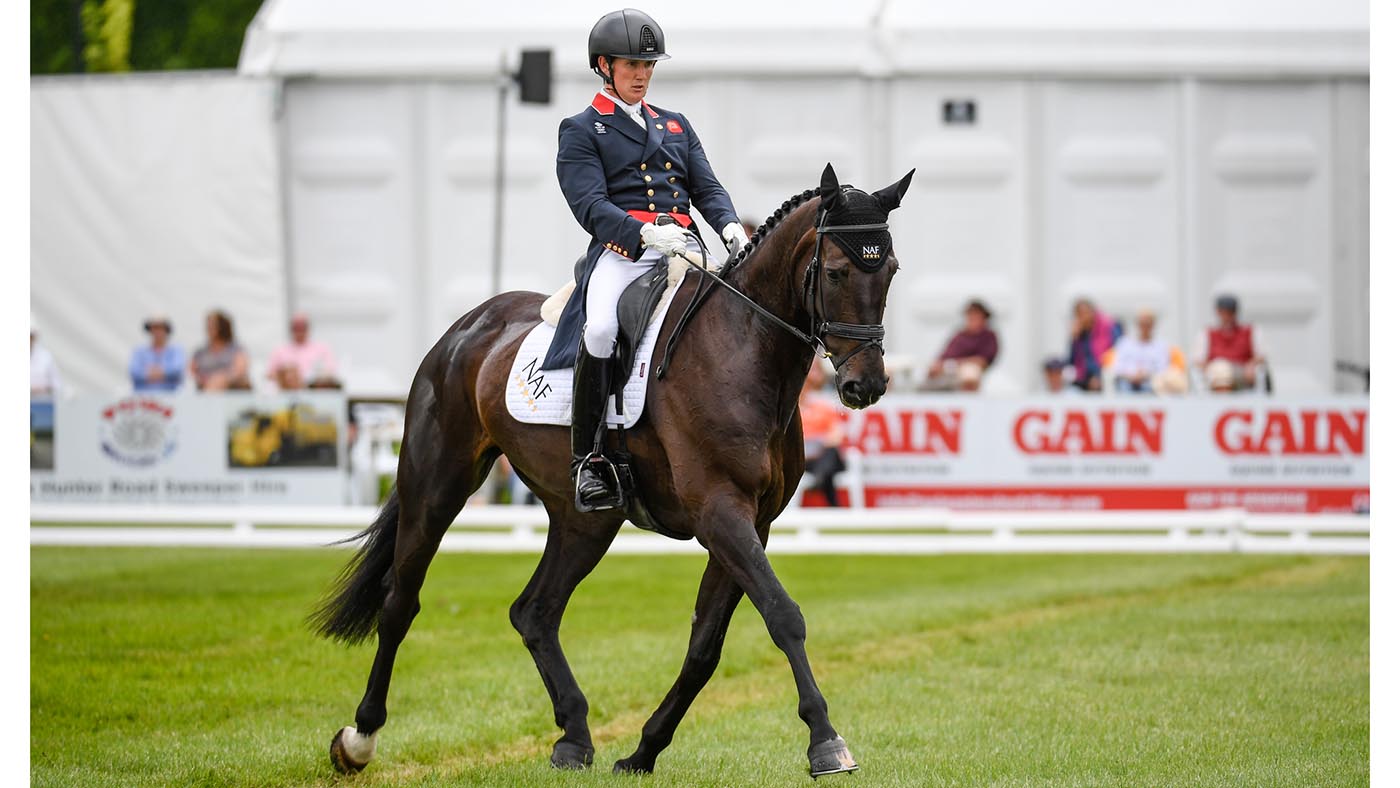 Bramham Horse Trials dressage Tom McEwen and MHS Brown Jack