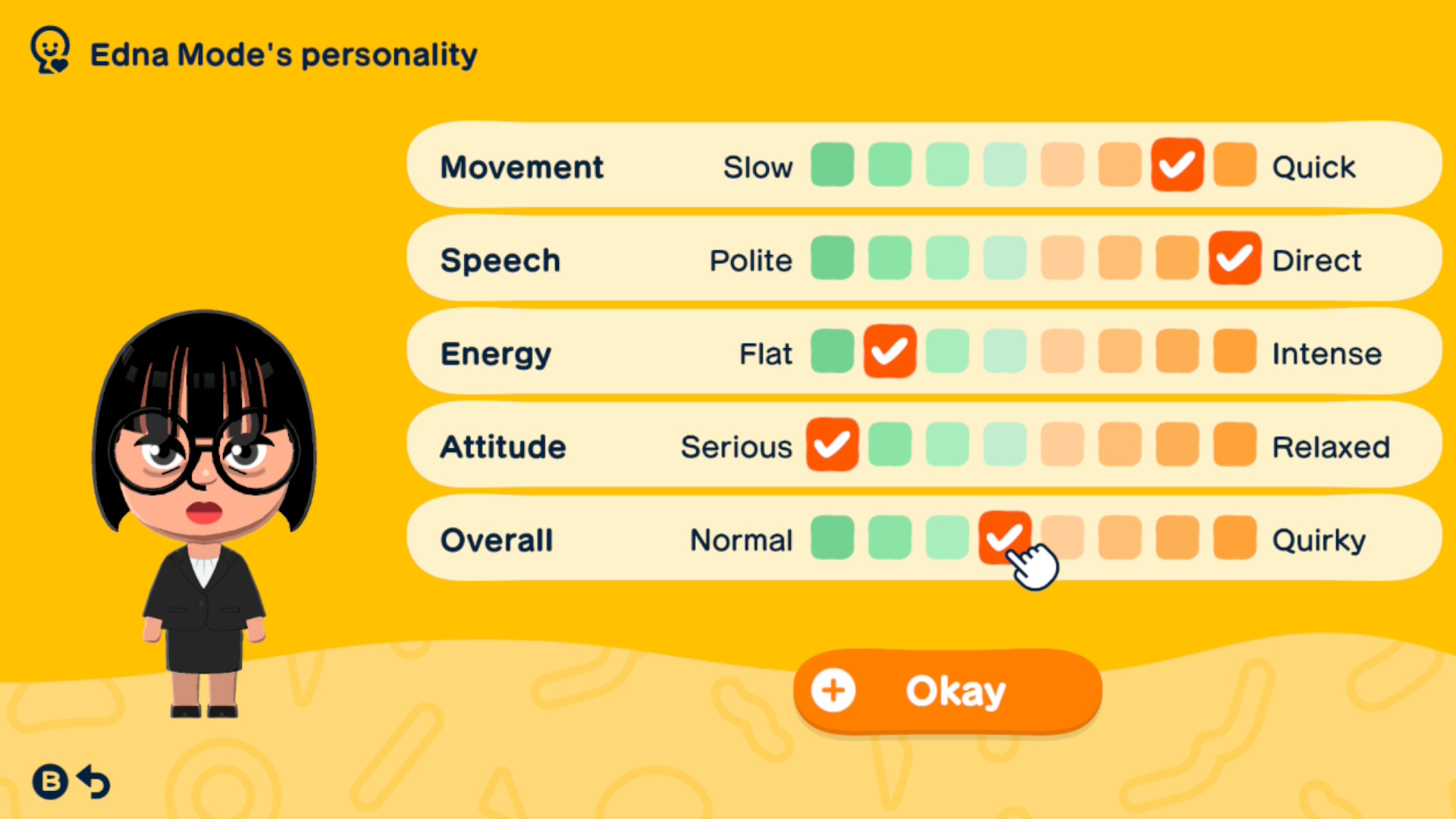 values that make a headstrong personality type Mii in Tomodachi Life Living the Dream