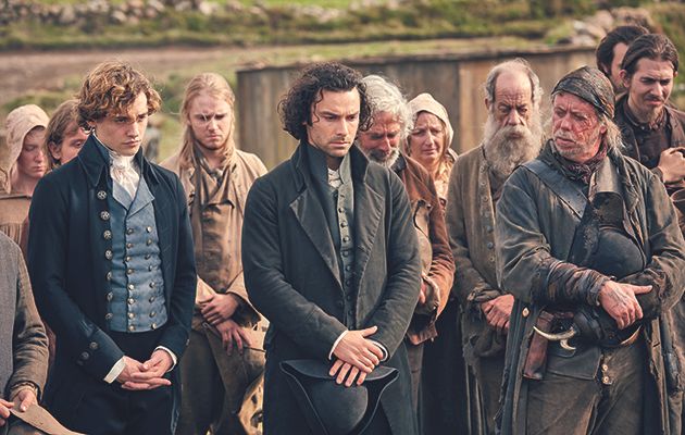 Ross and co set sail for an action-packed adventure in France this week in Poldark