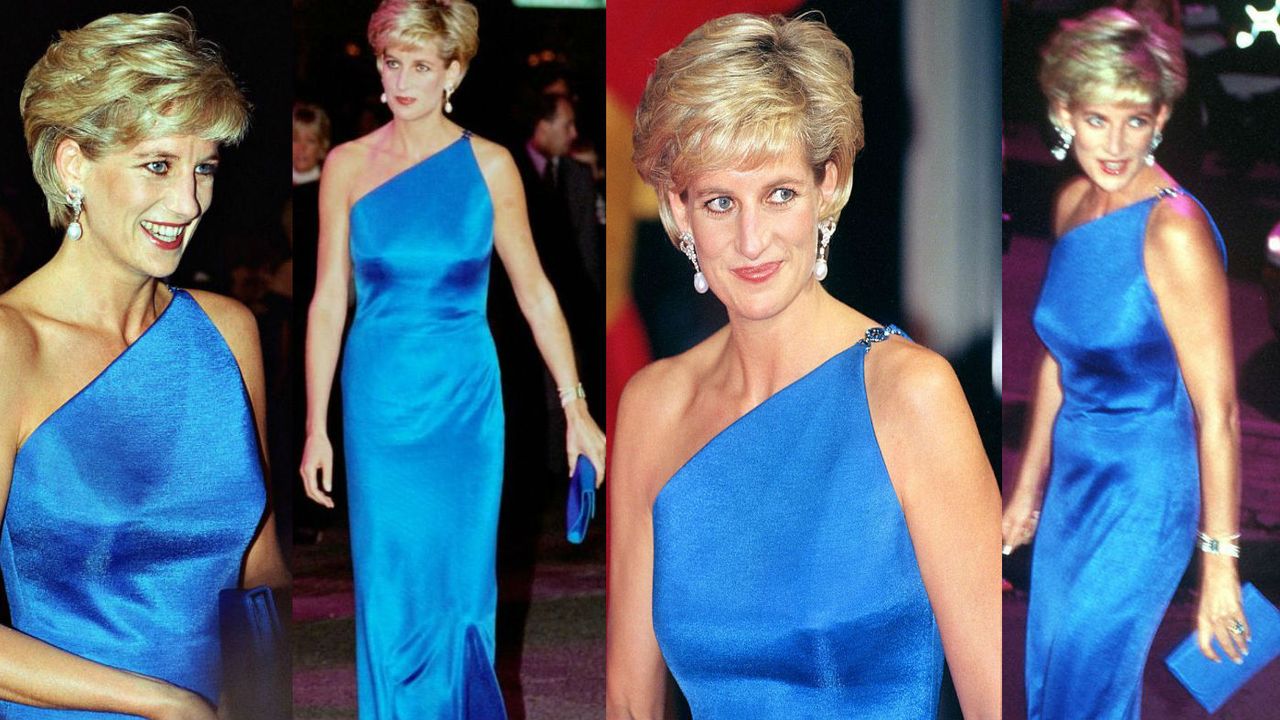 The Blue Silk dress