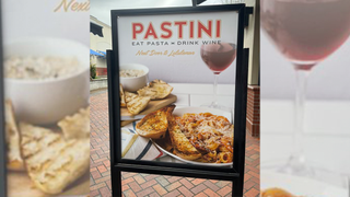 A print ad for the restaurant Pastini