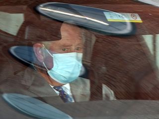 Prince Charles leaves hospital after visiting Prince Philip