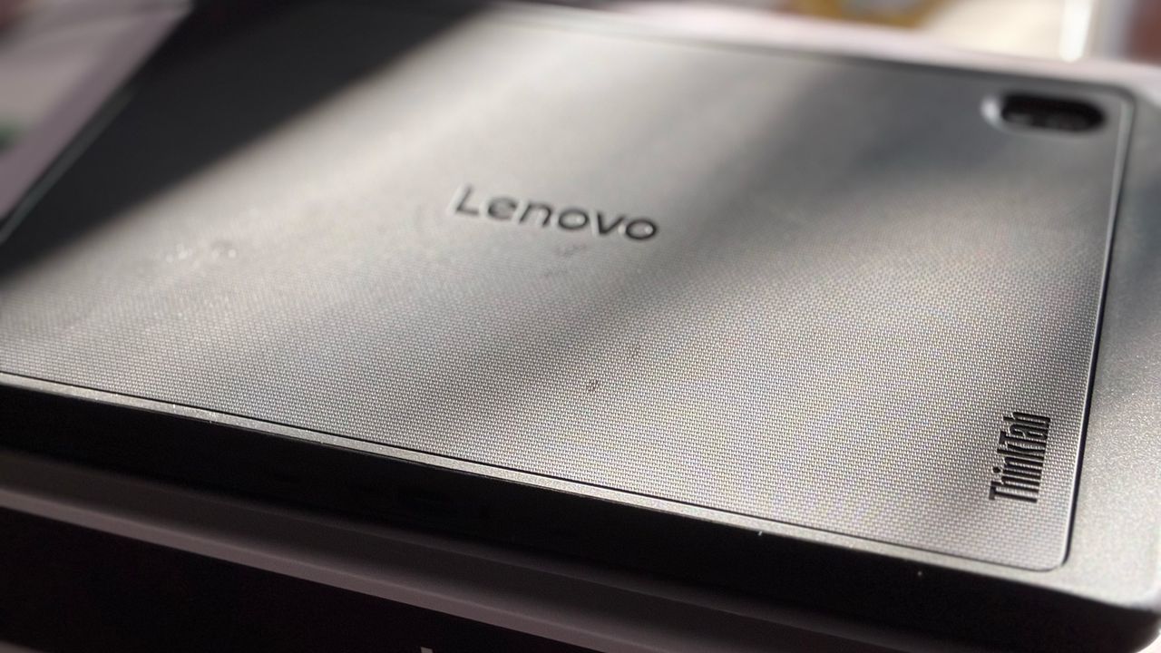 The Lenovo Think Tab X11 on a desk