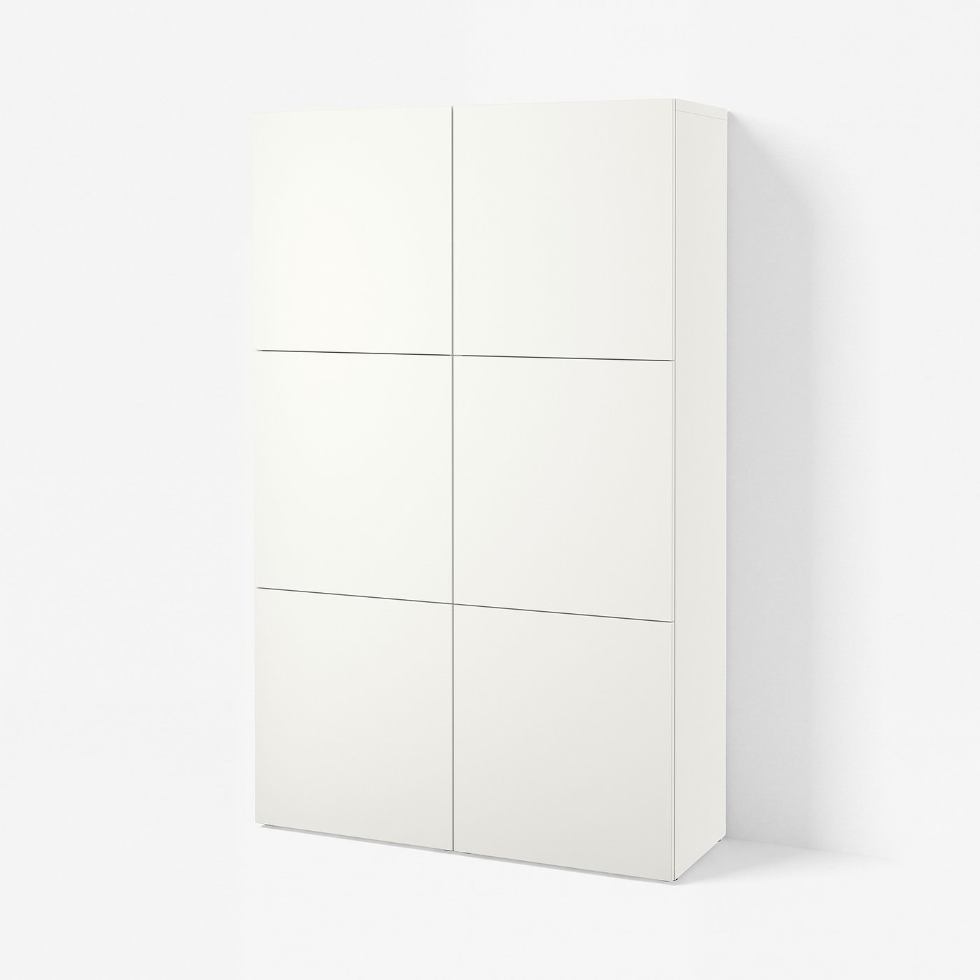 Best&amp;Aring; Storage Combination With Doors - White/lappviken White 47 1/4x16 1/2x76 "
