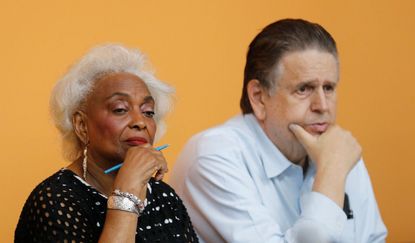 Brenda Snipes and an unidentified elections official.
