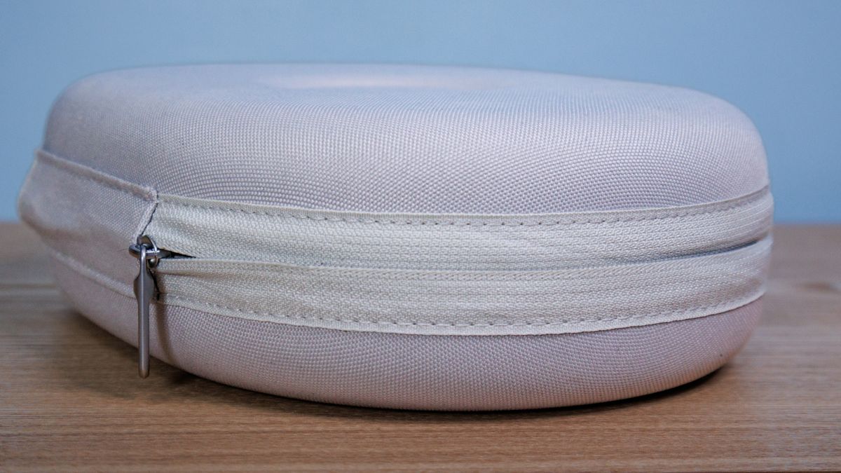 Cambridge Audio Melomania P100 SE headphones case on a table.