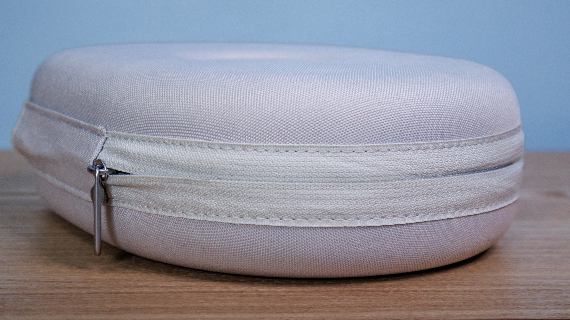 Cambridge Audio Melomania P100 SE headphones case on a table.