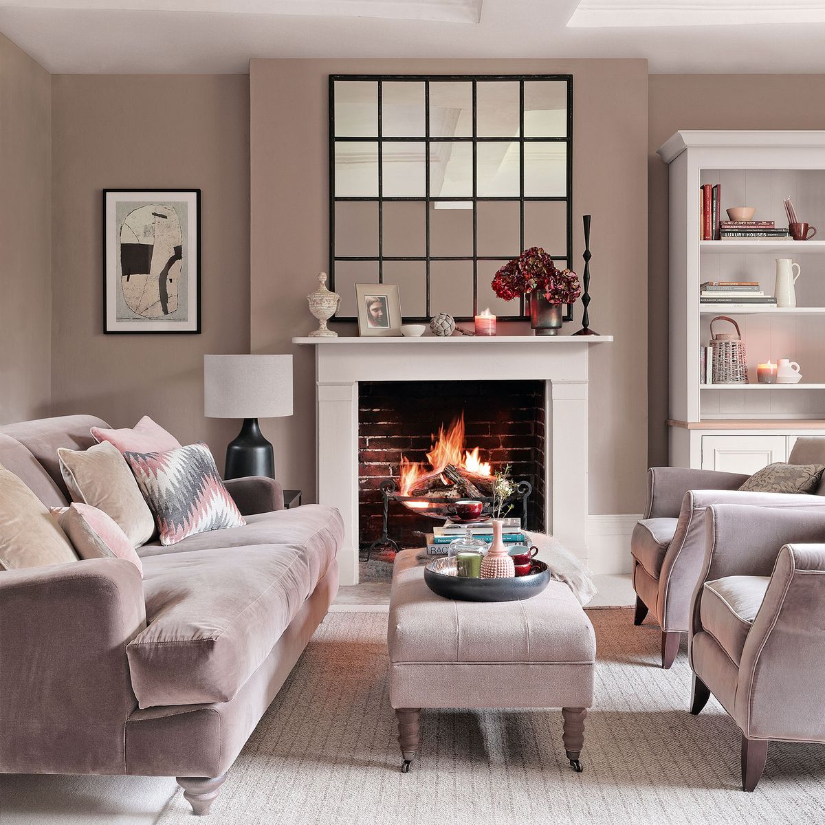 10 ideas for above fireplace decor – how to style up that free space on your wall