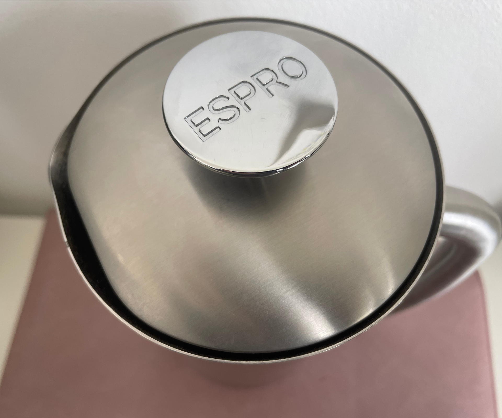 Espro P7 French Press on my desk at home