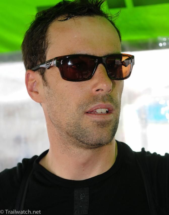 Tim Johnson (Cannondale) warming up