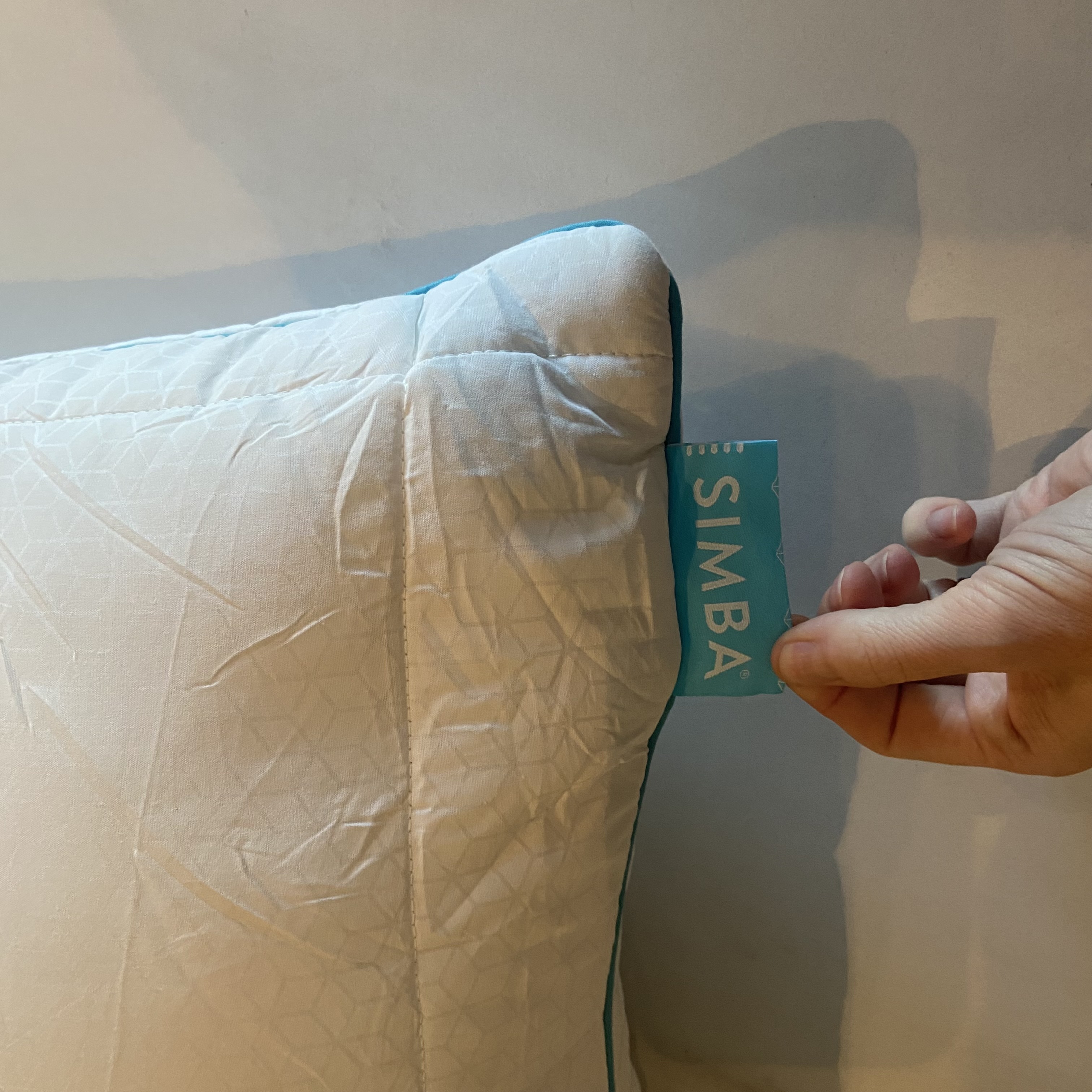 Simba AeroDown pillow testing