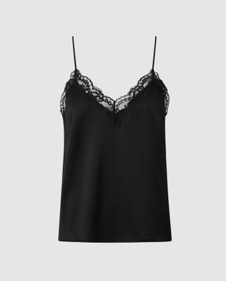 Understatement, Silk Lace Camisole Black