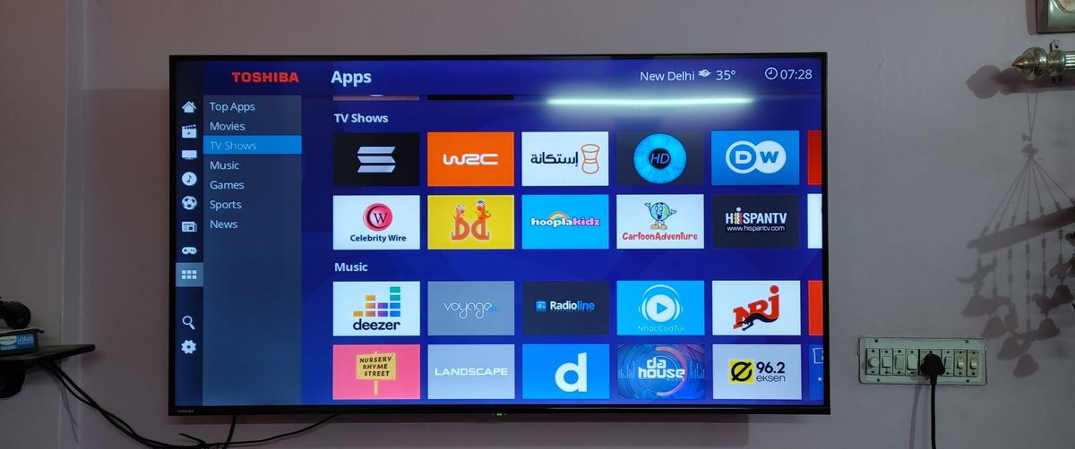 Toshiba Smart TV App Store
