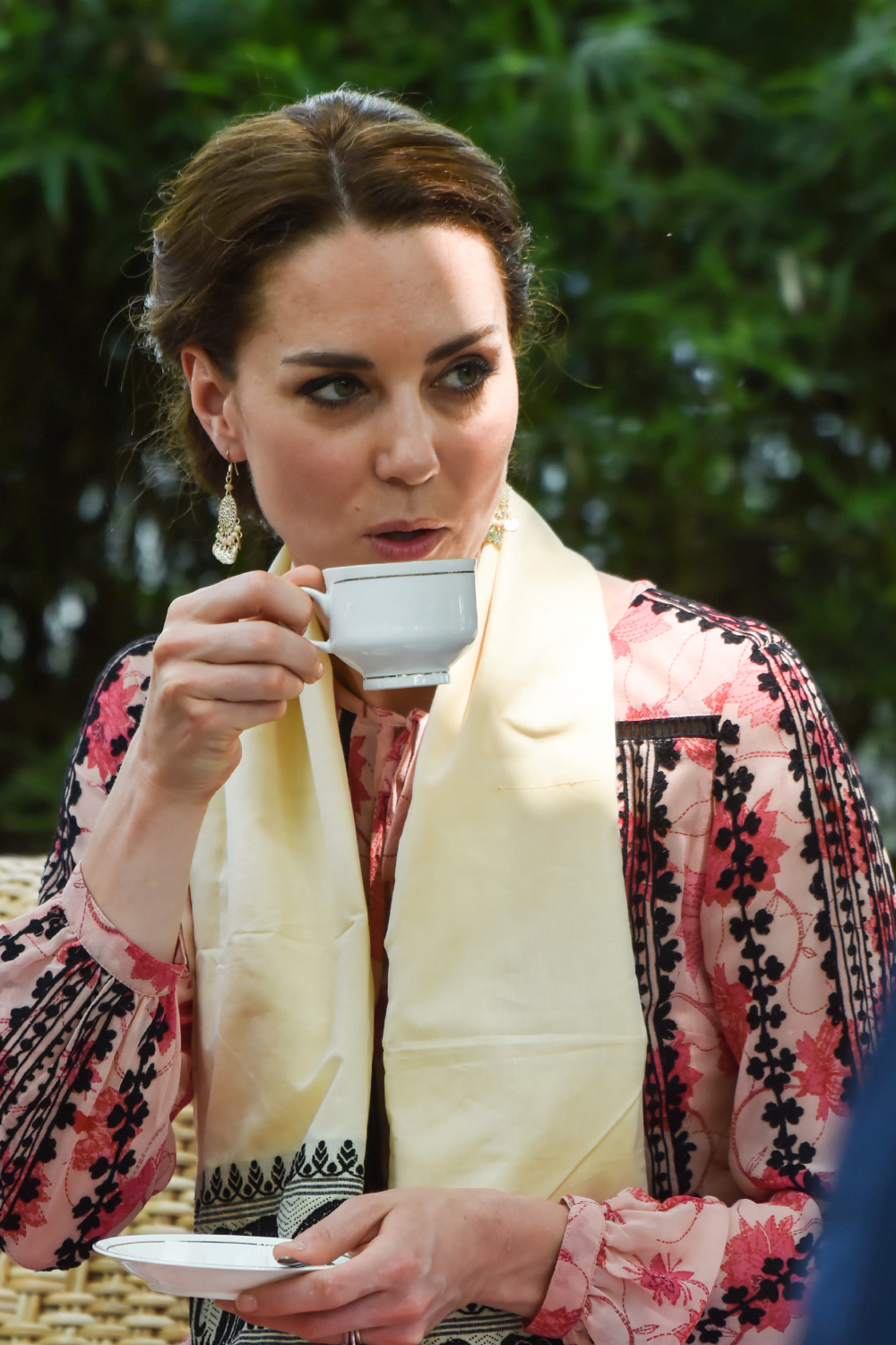 Kate Middleton drinking tea