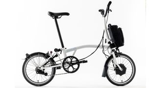 Brompton Electric on white background