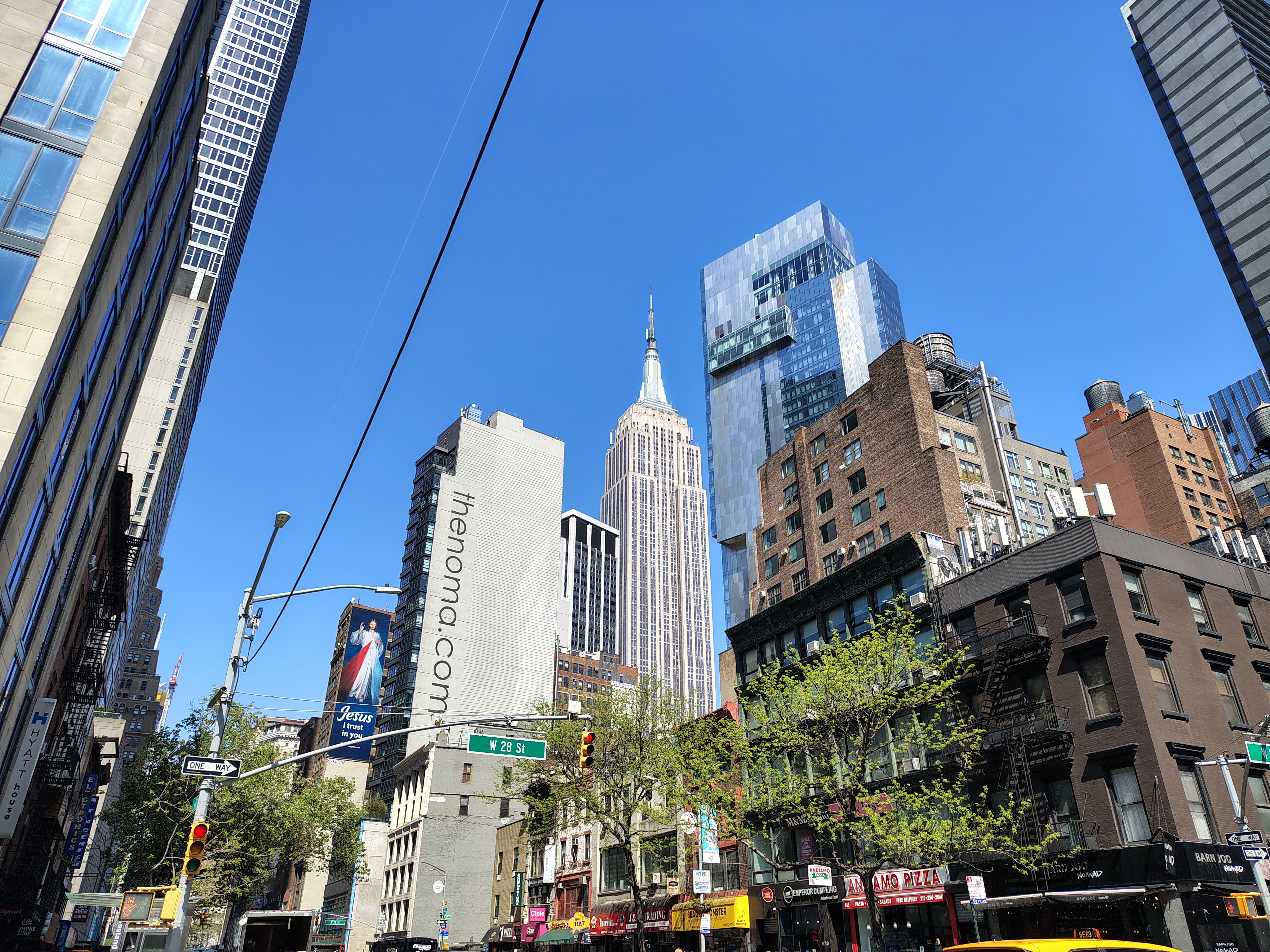 Tall skyscrapers and the Empire State Building
