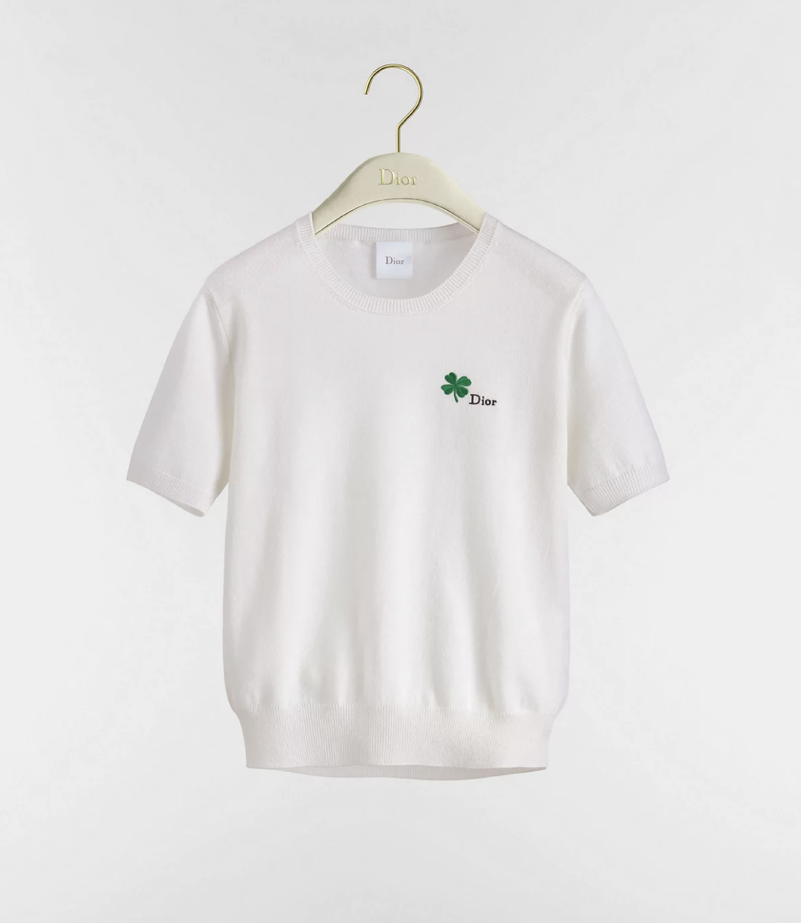 Dior, Short-Sleeved Fitted Sweater