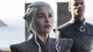 Emilia Clarke as Daenerys Targaryen in Game of Thrones season 7