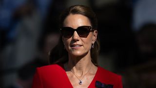 Kate Middleton's half-up, half-down hair puts a chic twist on a classic style - and it's ideal in the summer heat