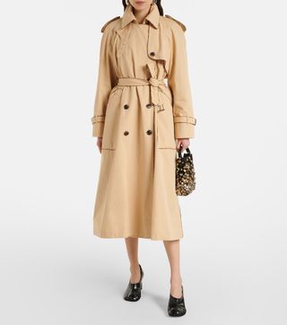 Cotton Poplin Trench Coat