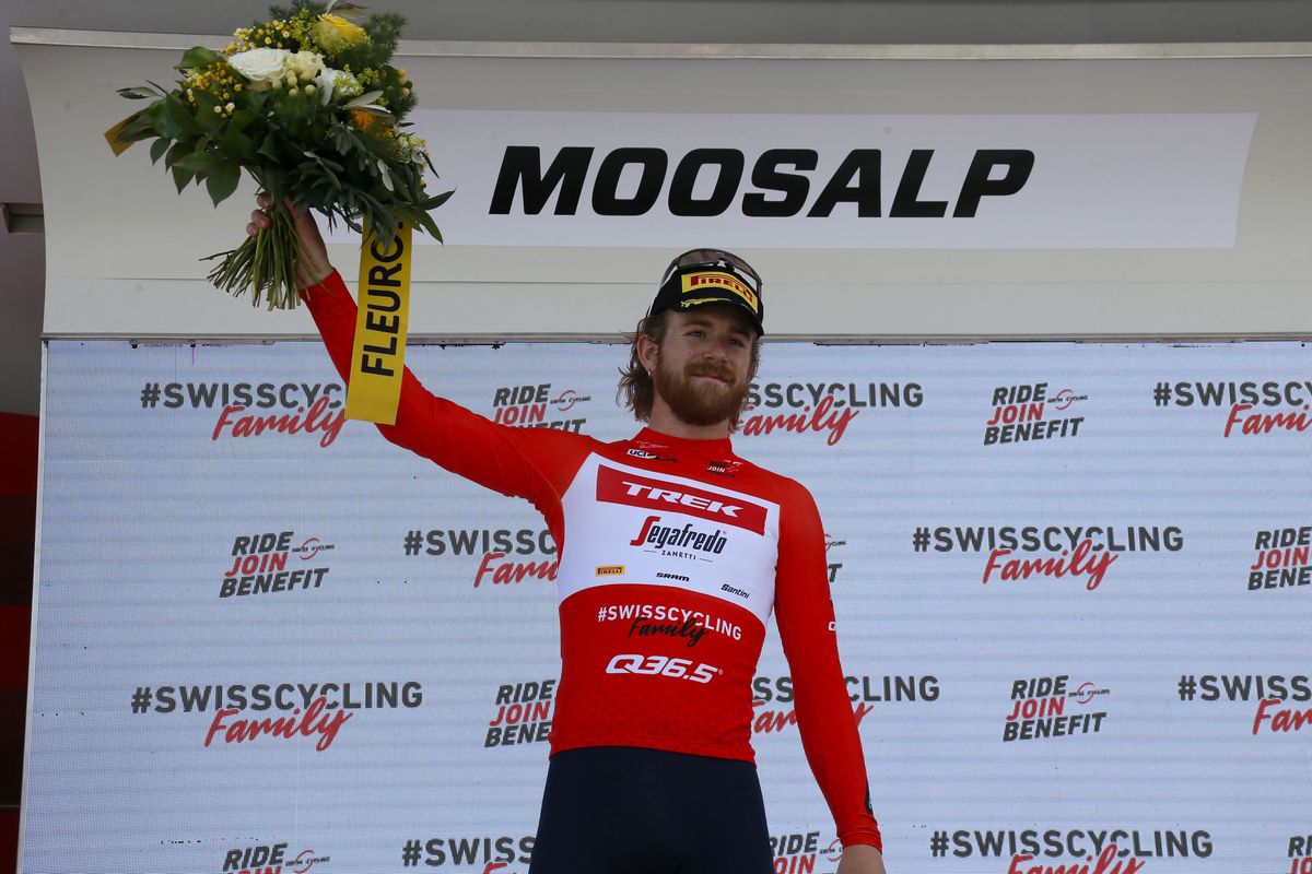 Tour de Suisse 2022 - 85th Edition - 6th stage Locarno - Moosalp 177.5 km - 17/06/2022 - Quinn Simmons (USA - Trek - Segafredo) - photo Heinz Zwicky/SprintCyclingAgency&Acirc;&copy;2022