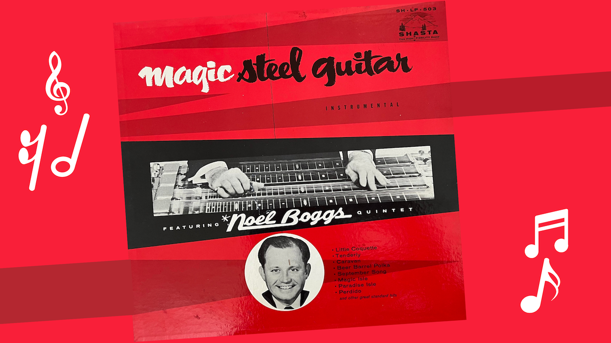 the cover of Noel Bogg Quintet&#039;s Magic Steel Guitar