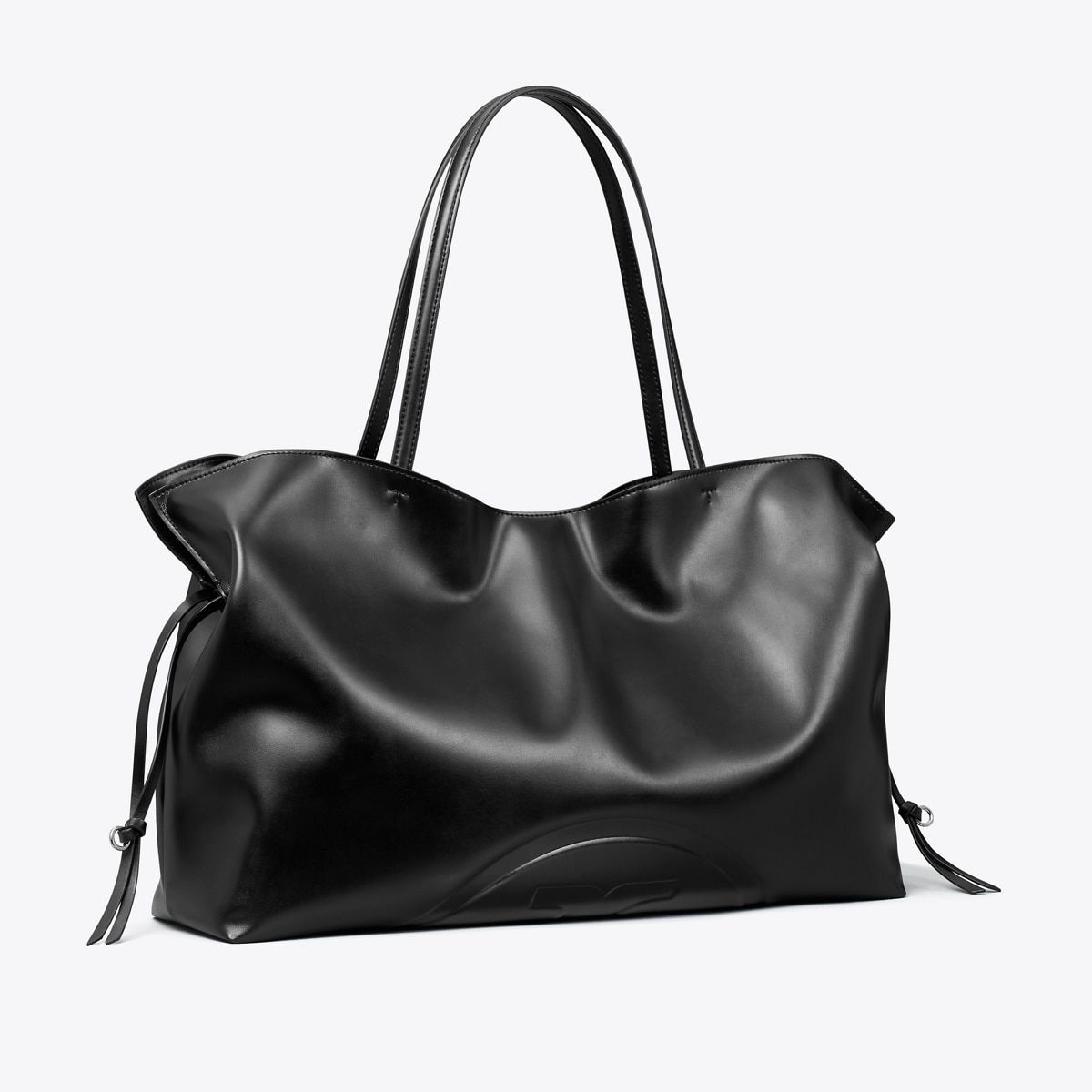 Ella Natuura™ Drawstring Tote in Black, Size Os
