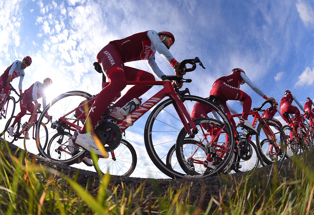 Katusha-Alpecin on a training ride