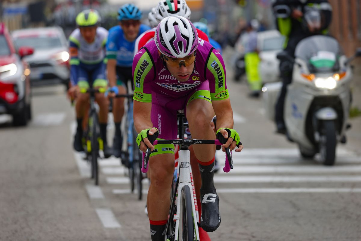 Giro dItalia 2021 104th Edition 3rd stage Biella Canale 190 km 10052021 Samuele Zoccarato ITA Bardiani CSF Faizane photo Luca BettiniBettiniPhoto2021