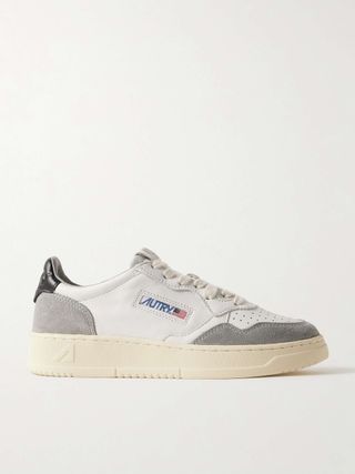 Medalist Low Leather and Suede Sneakers