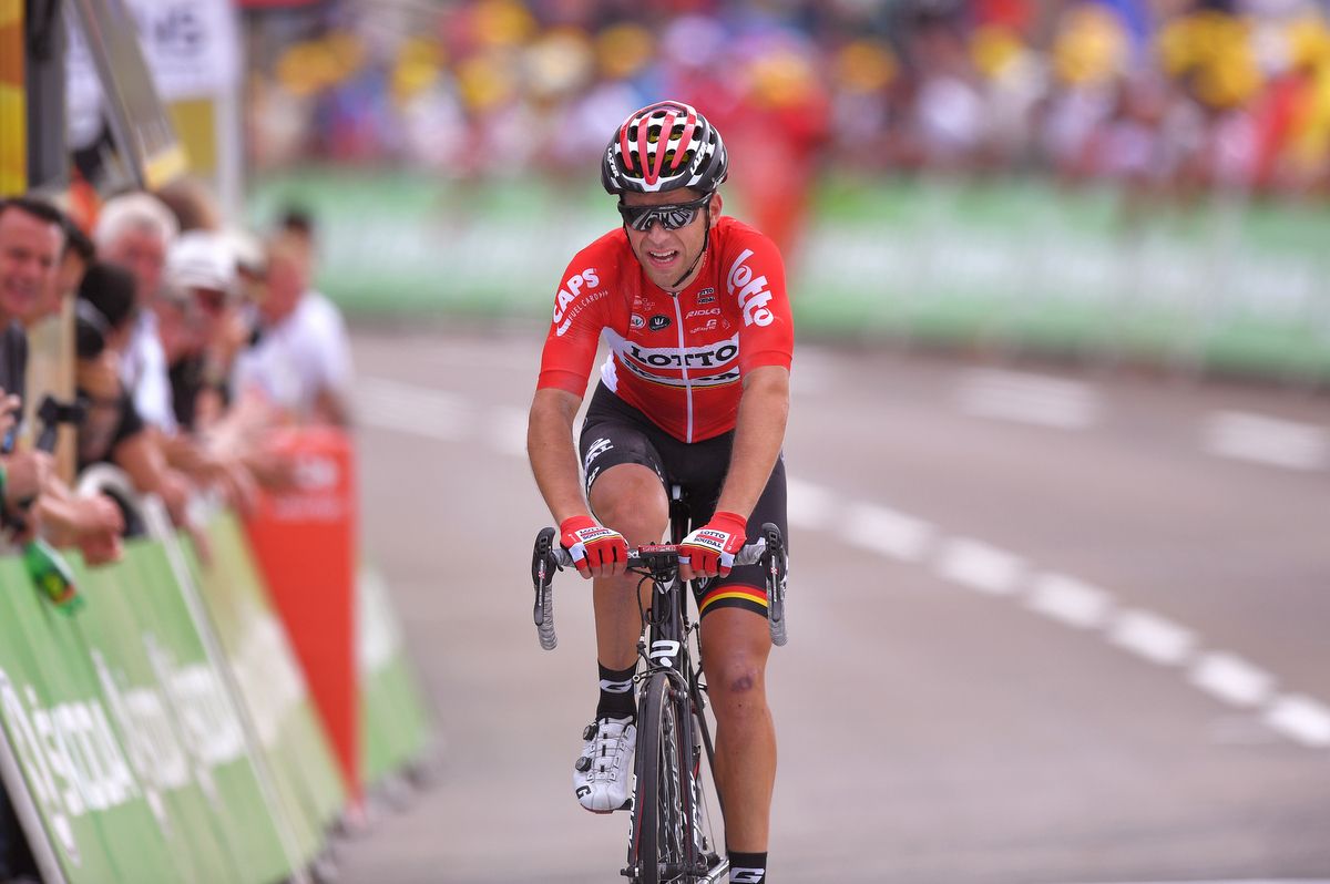 Tony Gallopin (Lotto Soudal) finishes