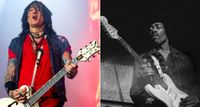 Richard Fortus and Jimi Hendrix