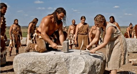 AI-generated Stonehenge build